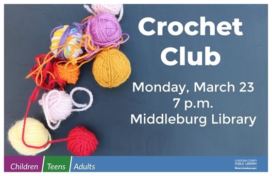 Middleburg Library, Crochet Club