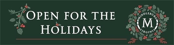 Open for the Holidays