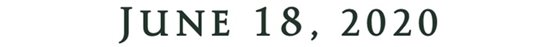 JUNE 18, 2020