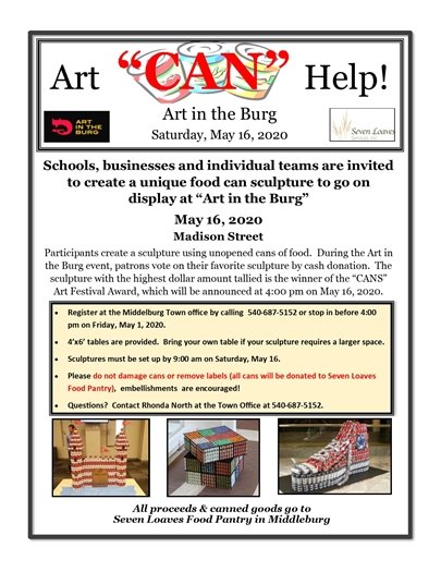 Art CAN Help flyer