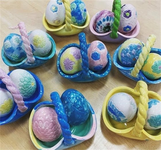 Salamander Resort Easter Egg Basket art photo