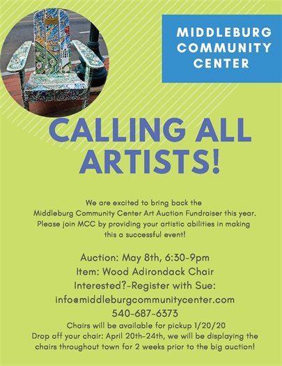 Community Center, Art Auction