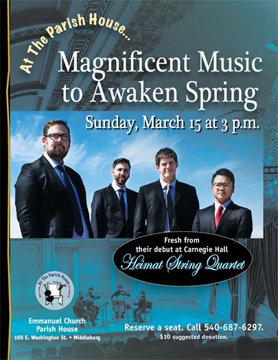 Emmanuel Church, Heimat String Quartet