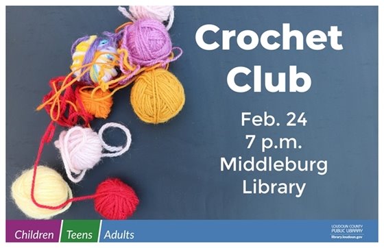 Middleburg Library, Crochet Club